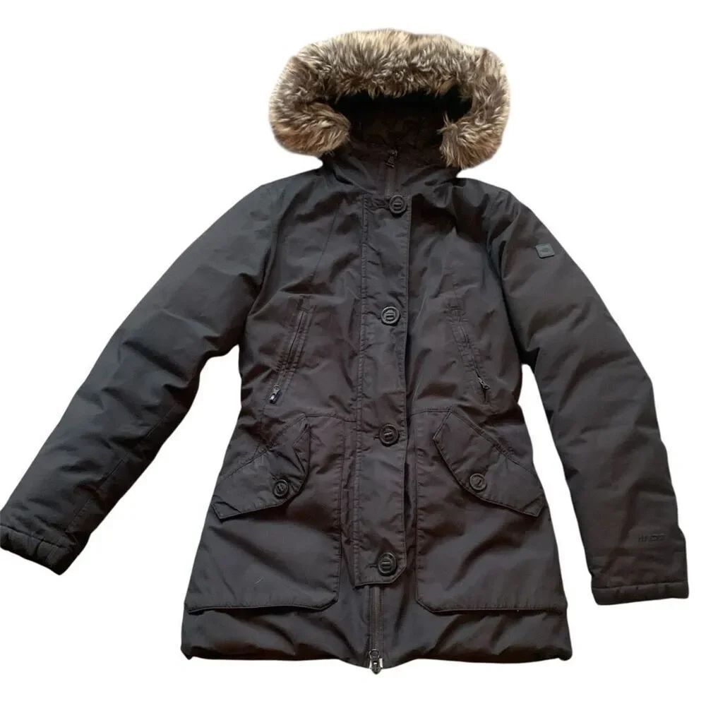 The North Face black Mauna Kea Parka DOWN JACKET COAT sz XS